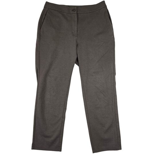 Eileen Fisher Pants - Eileen Fisher Flex Ponte Slim Pants Womens Petite Medium High Waist 0859